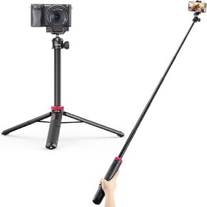 Ulanzi 2502B MT-44 7 Height Adjustable Mini Tripod with Phone Holder, Black