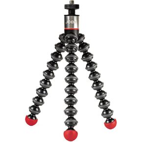 Jobby JB01543-PKK Camera Tripod, Mini Tripod, Gorilla Pod, Magnetic 325, Load Capacity: 11.5 oz (325 g), Compact Camera, Adjustable Angle, Outdoor Activities, Camping, Black/Charcoal/Red