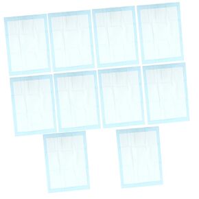 YARNOW 10pcs Disposable Changing High Absorbency Under for Easy Disposal Portable and Practical for Travel and Outdoor Use