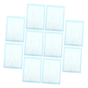 10pcs High Absorb Disposable Changing Pad for Newborns Leakproof and Portable Diaper Changing Mats Soft Pe Material for Travel and Home Use