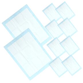 Besportble 10pcs يمكن التخلص من مواليد الوليد المتاح للوسادة والوسادة والاستيعاب الأغطية المتغيرة تسرب يسهل استخدامه للبنين للسفر والأنشطة في الهواء الطلق