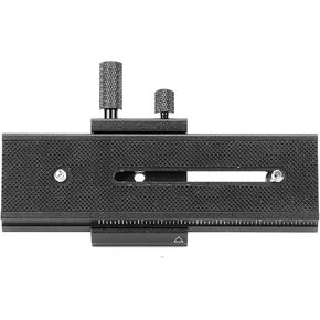 Premium Alloy Closeup Slider, Black Camera Rail Slider, Universal Closeup Shooting for Most Brands of DSLR Cameras