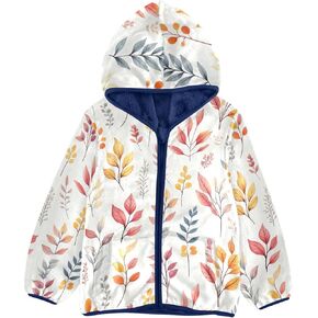 Chifigno Girls Boys Fleece Hoody Jacket Jackets Boys مع جيوب خارج الشتاء الدافئة للطفل الصغير والأطفال