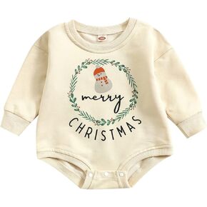 Baby Sweater Crewneck Sweatshirt Long Sleeve Romper Baby Girl Boy Fall Winter Clothes 0-24 Months