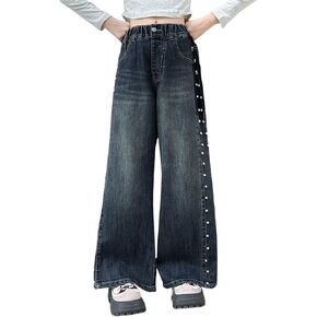 6 Month Baby Leggings Girls Denim Jeans 222222 Streetwear Denim Cargo Pants High Elastic Girls Plus Size Sweat Pants