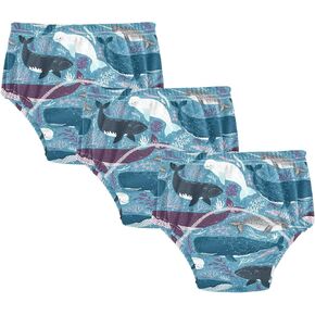 Toddler Potty Training Underwear Cotton Absorbent Soft Baby Girl Boy Potty Training Pant 2T-5T