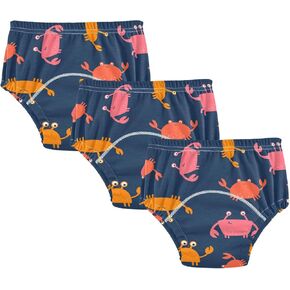 Toddler Potty Training Underwear Cotton Absorbent Soft Baby Girl Boy Potty Training Pant 2T-5T