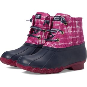 Sperry Saltwater Boot Rain, Navy/Berry, 8 US Unisex Little Kid in Saudi Arabia
