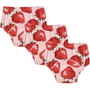 Toddler Potty Training Underwear Cotton Absorbent Soft Baby Girl Boy Potty Training Pant 2T-5T