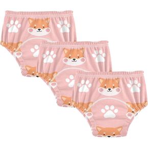 Toddler Potty Training Underwear Cotton Absorbent Soft Baby Girl Boy Potty Training Pant 2T-5T