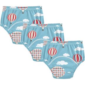 Toddler Potty Training Underwear Cotton Absorbent Soft Baby Girl Boy Potty Training Pant 2T-5T