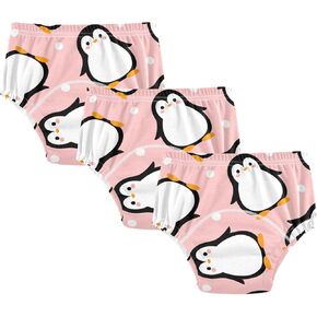 Toddler Potty Training Underwear Cotton Absorbent Soft Baby Girl Boy Potty Training Pant 2T-5T