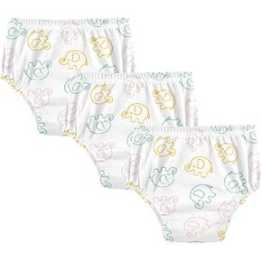 Toddler Potty Training Underwear Cotton Absorbent Soft Baby Girl Boy Potty Training Pant 2T-5T