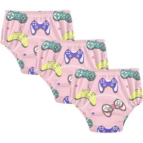 Toddler Potty Training Underwear Cotton Absorbent Soft Baby Girl Boy Potty Training Pant 2T-5T