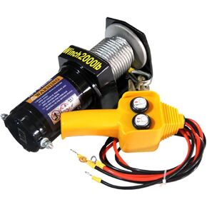 Car Electric Winch 12v24v Car Winch Manufacturer Off-Road Vehicle Self-Rescue Electric Winch Traction Hoist for Beginners DIY(4500lbs)
