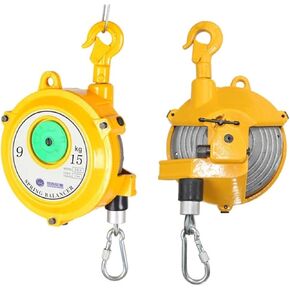 9-15KG Spring Self-locking Tower-Type Lifting Hook Spring Holder Steel Wire Rope Balancing Lifting For Beginnners DIY Use
