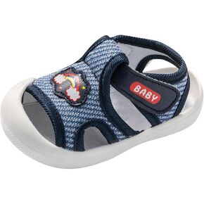 IWIHMIV Baby Shoes Toddler Boy Sandals Girls Boys Sandals Kids Closed Toe Outdoor Lightweight Athletic Summer Shoes for Toddler