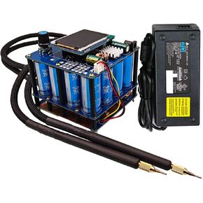 1600F Spot Welder DIY Capacitor Pulse Spot Welding Machine 18650 Battery Pack Welding Controller Welding Tools for Beginners DIY