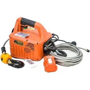 500KG Load Portable Electric Winch Traction Hoist Manual/Remote Control/Wire Control Electric Hoist Hoist Lifting Tool for Beginners DIY