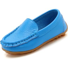 Sole Rubber Loafers Shoes for Kids Toddler Non Slip Leather Lightweight Ankle Sandals Casual Comfy Flat Sneakers