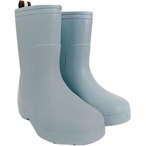 IWIHMIV Boys Rubber Rain Boots Girls Non Slip Rain Boots Lightweight Casual Rain Shoes for Toddler and Kid