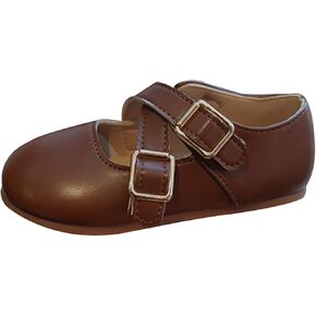 Little Girls Buckle Strap Mary Jane School Uniform Shoes Moccasi𝐧s Dress Flat𝐬 Toddler Princess Soft Sole Shoes
