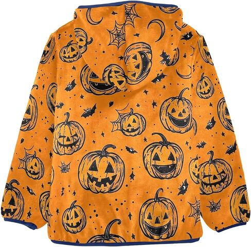 CHIFIGNO Girls Boys Fleece Hoody Jacket Kids Hoodies Toddler Boy Winter Clothes for Toddler Kids with Pockets in Kuwait