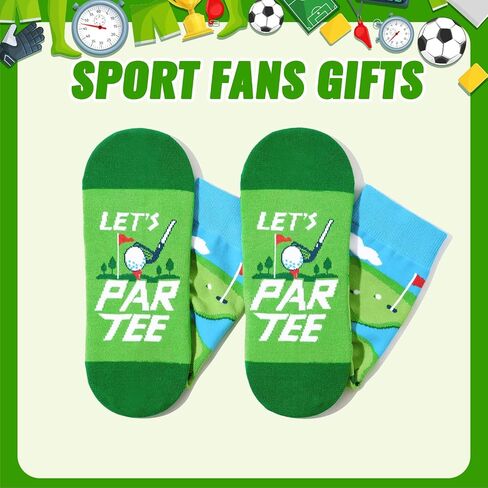 Zmart Unisex Funny Socks Golf Socks for Men Funny Golfing Socks Golfing Socks, Golf Gifts for Men Women Gifts for Golfers Funny Golf Gifts in Green in Saudi Arabia
