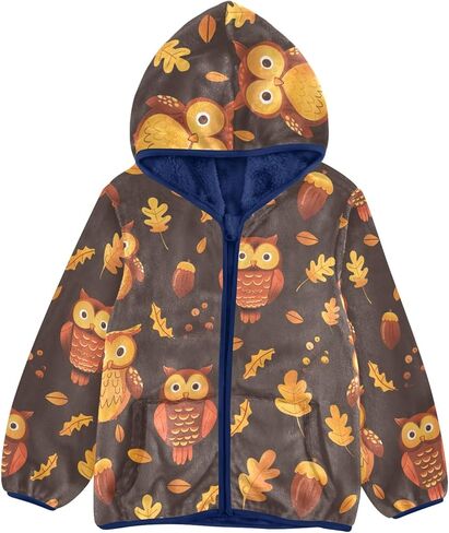 CHIFIGNO Girls Boys Fleece Jacket Kids Jacket with Pockets Boys Clothes for Toddler and Kids in Saudi Arabia