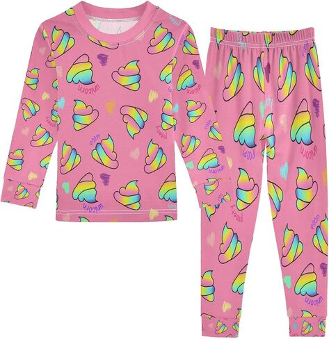 Pajama Sets Long Sleeve Top with Pants Cotton Soft Sleepwear 2 Piece Pjs Set in Saudi Arabia