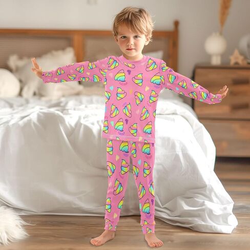 Pajama Sets Long Sleeve Top with Pants Cotton Soft Sleepwear 2 Piece Pjs Set in Saudi Arabia