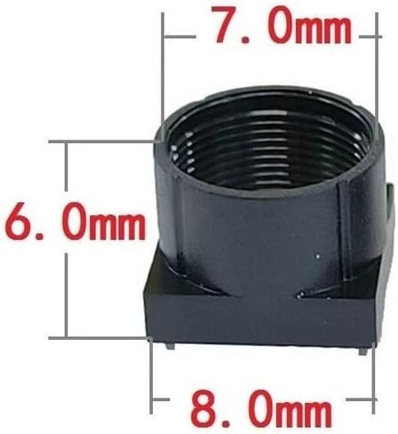 M7 Lens Mount 8 × 8 ملحقات CCTV (M7 Mount 7mm) in Kuwait