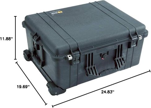 Pelican 1610 Case With Padded Dividers (Black) in Saudi Arabia