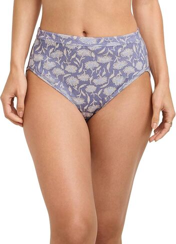 Jockey Women's Elance Breathe French Cut 3-Pack Violet Veil/Sandy Shimmer/Minty Mist 8 in Kuwait