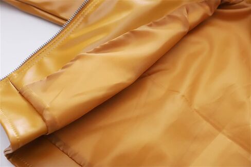 Moonker Baby Short Jacket Coat 1-5 Years Old,Toddler Boys Girls Kids Outerwear Autumn Winter Leather Outwear Clothes in Saudi Arabia