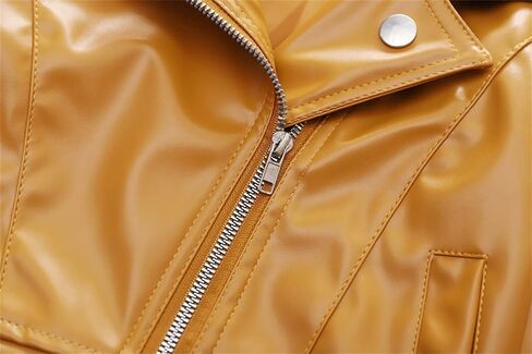 Moonker Baby Short Jacket Coat 1-5 Years Old,Toddler Boys Girls Kids Outerwear Autumn Winter Leather Outwear Clothes in Saudi Arabia