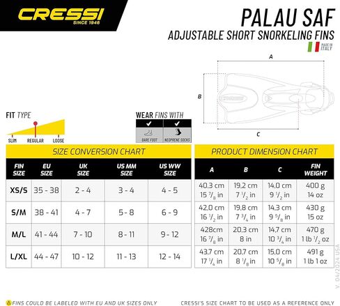 طقم انبوب للتنفس للسفر خفيف الوزن من كريسي، مجموعة بالاو اس ايه اف مصنوعة في إيطاليا in Kuwait