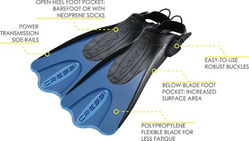 Cressi Palau SAF Set, blue, M/L in Saudi Arabia