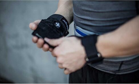 Harbinger Lifting Grips, Black in Kuwait