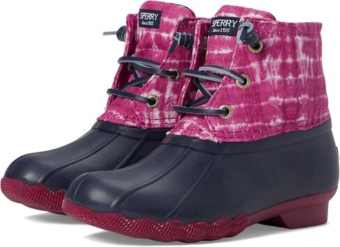Sperry Saltwater Boot Rain, Navy/Berry, 8 US Unisex Little Kid in Saudi Arabia