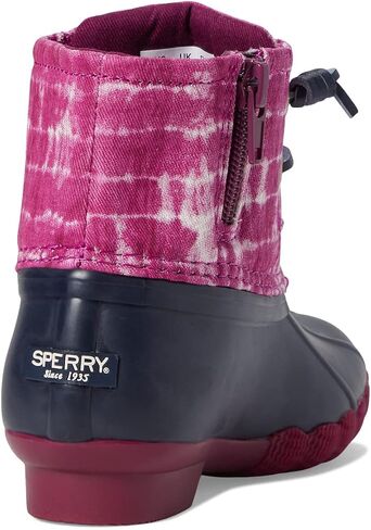 Sperry Saltwater Boot Rain, Navy/Berry, 8 US Unisex Little Kid in Saudi Arabia