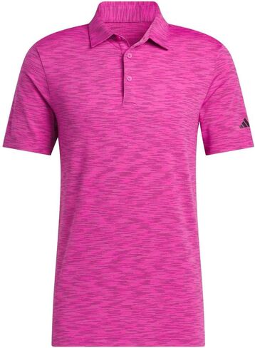 adidas Golf Men's Standard Space DYE Polo Shirt, Coral Fusion, Small in Saudi Arabia