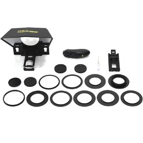 HomeStream Smartphone Teleprompter for DSLR, Mirrorless Cameras, Smartphones w/Bluetooth Remote