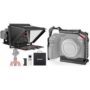 Neewer X12 14 بوصة من ألواك الألومنيوم عن بعد للكاميرات DSLR للهاتف الذكي للهاتف الذكي iPad مع التحكم عن بُعد ، وحالة تحمل ، وقفص الكاميرا الكامل المتوافقة مع Sony A7R V/A7R IV/A7 IV/A7S III/A1