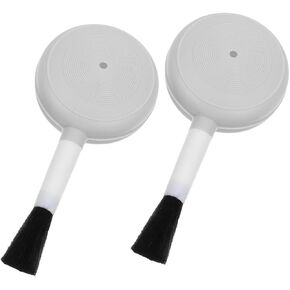 Garneck 2pcs Lens Blower Soft Brush for Camera Laptop and Keyboard Cleaning Dust Removal Tool with Strong Airflow Compact Design for Photography and Tech Enthusiasts