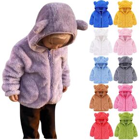 Winter Coats for Kids 3D Print Down Alternative Hoods Baby Girls Coat 3D Bear Ear Coat Puffer Jacket