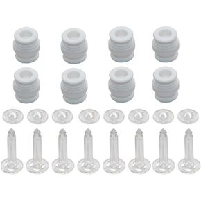 200pcs صدمات امتصاص الكرات المطاطية المطاط ودبابيس مضادة للتأمين DJI phantom 3 / phantom 2 احترافية anti anti anti mount ، clear