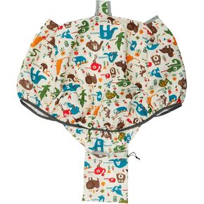 غطاء مقعد التسوق على طراز Carton على طراز Carton Cover Cover Soft Soft Recied Baby Safety Carting لعربات الأطفال الصغار على الكراسي المرتفعة (نموذج الأقمار الصناعية ، 1)
