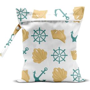 Wet Dry Bag, Wet Bag for Swimsuit, Travel, Beach, Pool, Diapers, Dirty Yoga Gym Clothes, Summer Vacation Essentials, Summer Travel Gifts for Women in Saudi Arabia
