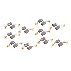 IIVVERR 10 Pairs 13x9x6mm Carbon Brushes Power Tool for Electric Hammer Drill Motor (10 Pares de 13x9x6mm Cepillos de carbón Herramienta eléctrica para martillo eléctrico de perforación del motor